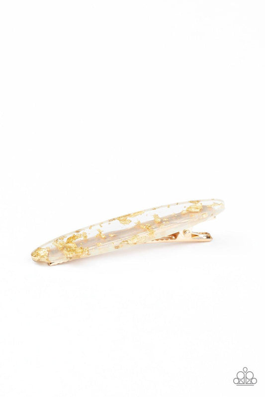 Confetti Couture Gold Hair Clip - Jewelry by Bretta