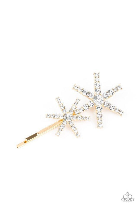 Megastar Minimalist Gold Hair Clip - Jewelry by Bretta