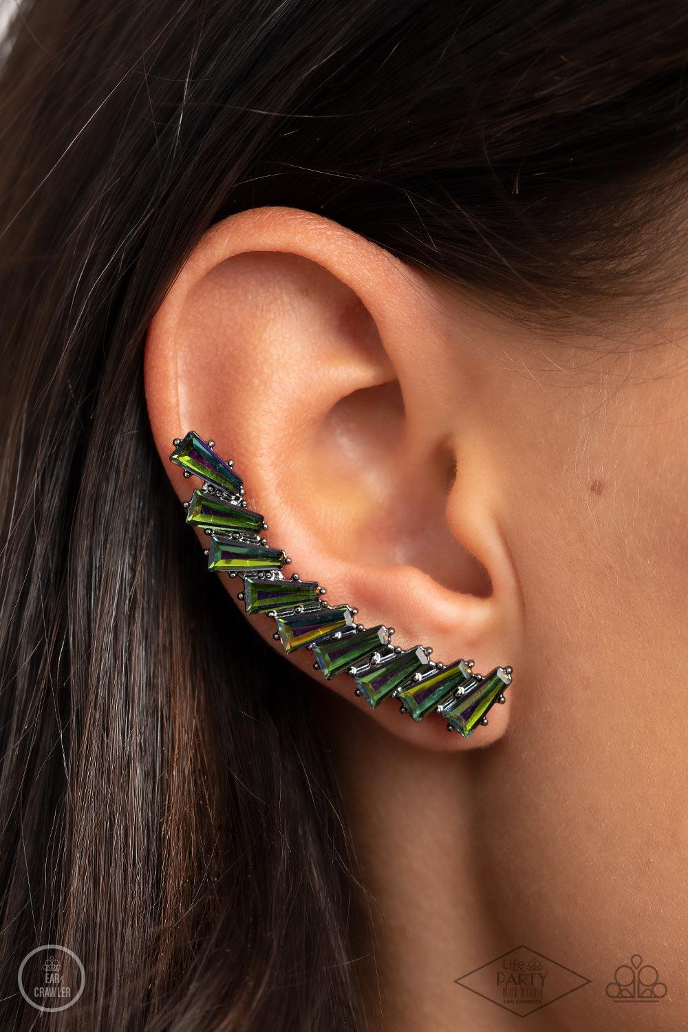 Molten Mogul Green Bracelet - Jewelry by Bretta