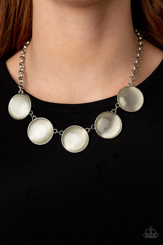 Paparazzi Accessories-Ethereal Escape - White Necklace