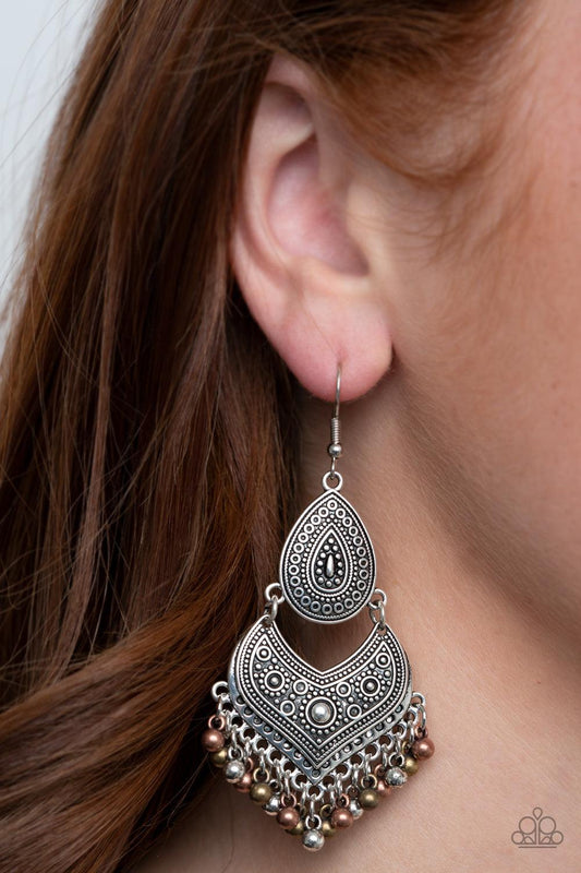 Paparazzi Accessories-Music To My Ears - Multi Earrings