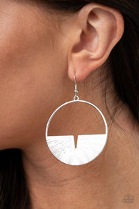 Paparazzi Accessories-Reimagined Refinement - Silver Earrings