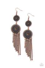 Medallion Mecca Copper Earrings - Jewelry by Bretta