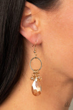 Paparazzi Accessories-Unapologetic Glow - Gold Earrings