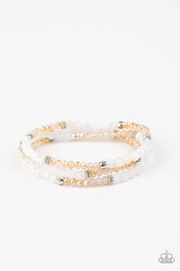 How Does Your Garden GLOW White Bracelet - Jewelry by Bretta