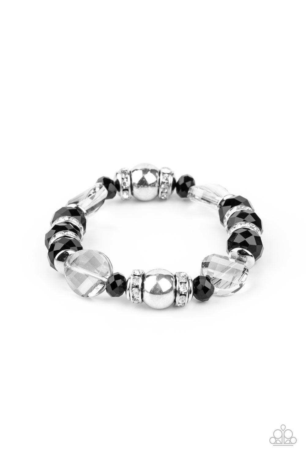 Paparazzi Accessories-Treat Yourself - Black Bracelet