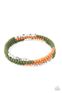 Spiral Dive Green Bracelet - Jewelry by Bretta
