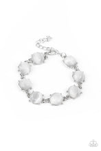 Paparazzi Accessories-Ms. GLOW-It-All - White Bracelet
