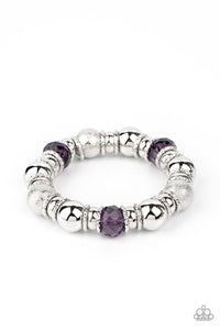 Paparazzi Accessories-Take Your Best Shot - Purple Bracelet