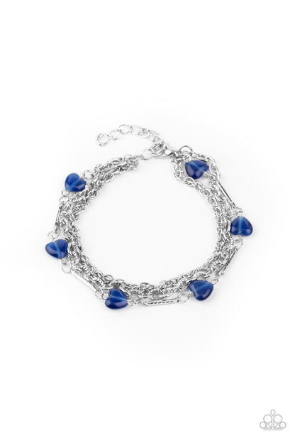 To Love and Adore Blue Bracelet - Jewelry by Bretta