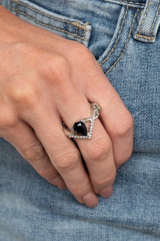 Paparazzi Accessories-Remarkable Refinement - Black Ring