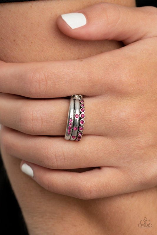 Paparazzi Accessories-The Next Level - Pink Ring