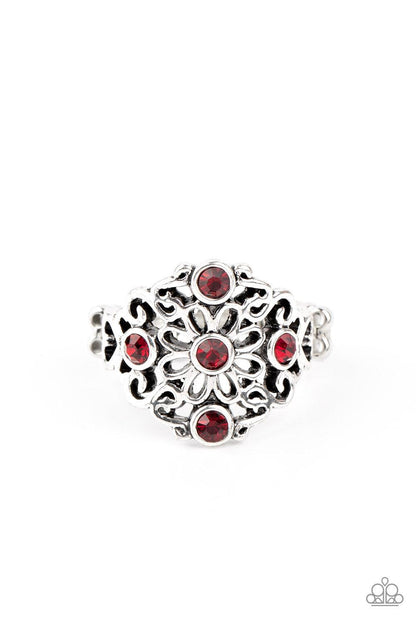 Paparazzi Accessories-One DAISY At A Time - Red Ring