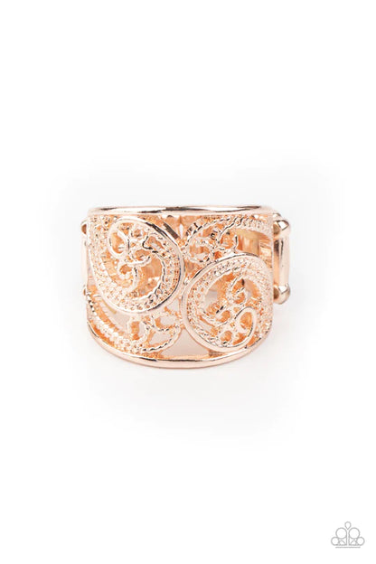 Turning The Tides Rose Gold Ring - Jewelry by Bretta