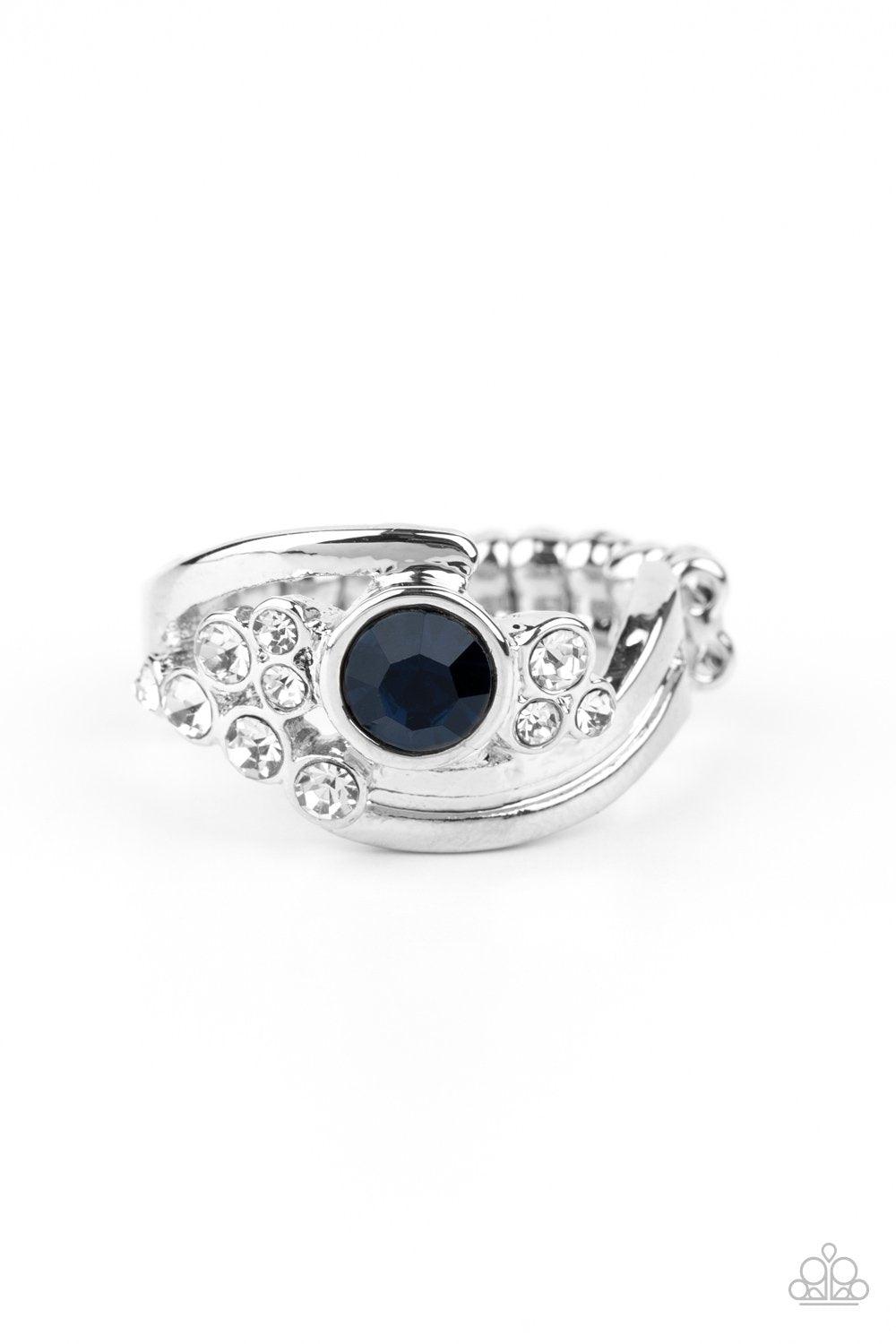 Paparazzi Accessories-GLOW a Fuse - Blue Ring