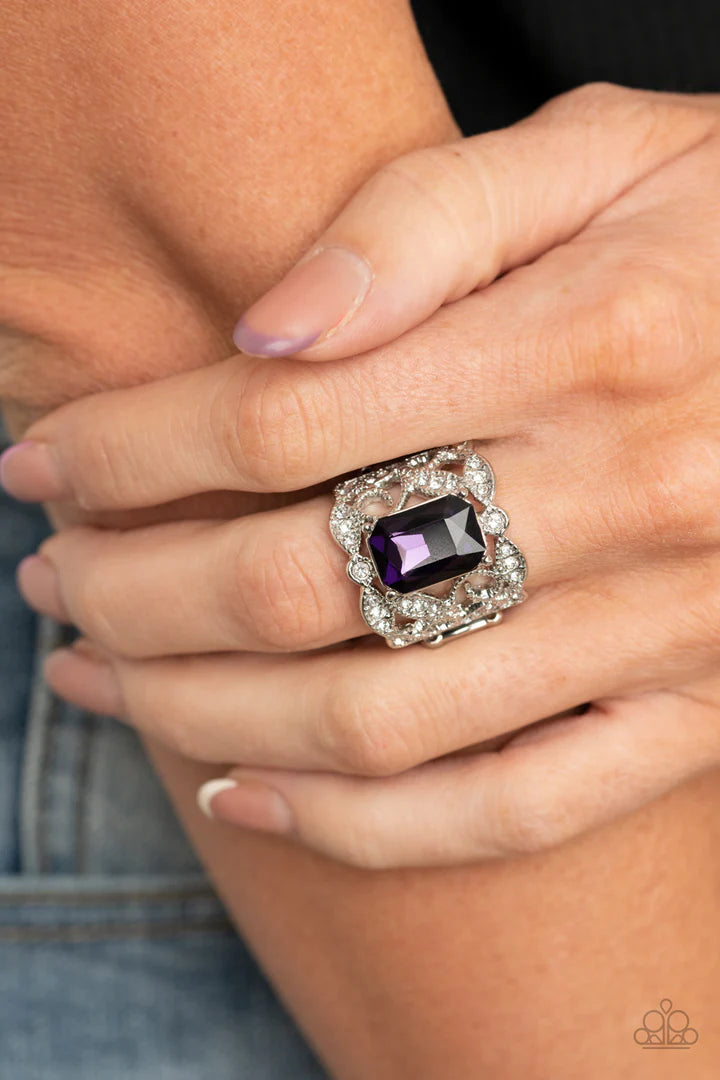 Making GLEAMS Come True Purple Ring - Jewelry by Bretta