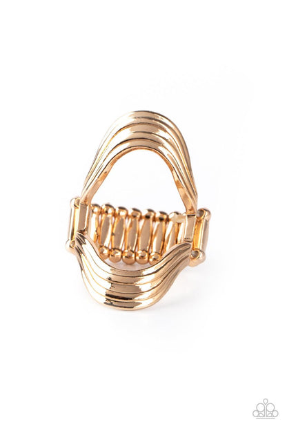 Paparazzi Accessories-Keep An Open Mind - Gold Ring