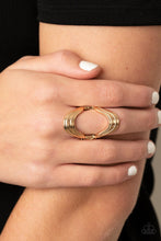 Paparazzi Accessories-Keep An Open Mind - Gold Ring
