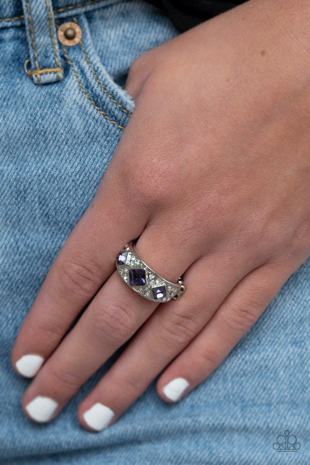 Paparazzi Accessories-New Age Nouveau - Purple Ring