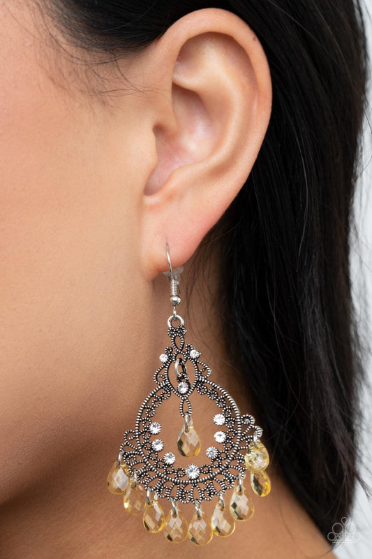 Lyrical Luster Yellow Earrings - Jewelry by bretta