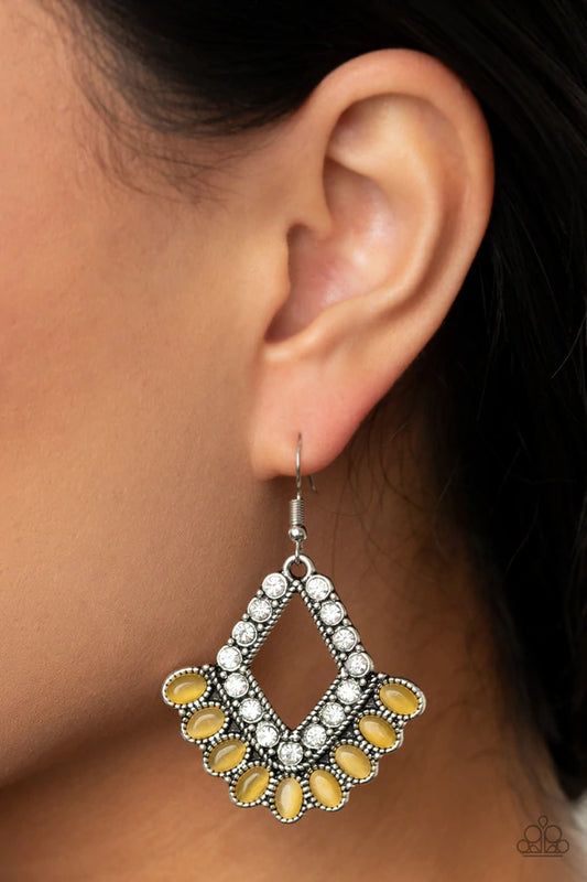 Just Beam Happy Yellow Earrings - Jewelry by Bretta