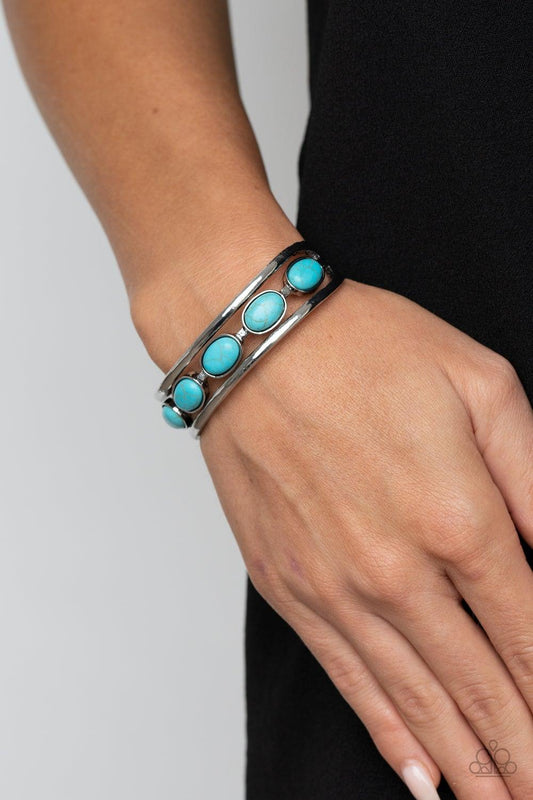 River Rock Canyons Blue Bracelet - Jewelry by Bretta