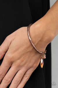 Paparazzi Accessories-Let Yourself GLOW - Copper Bracelet