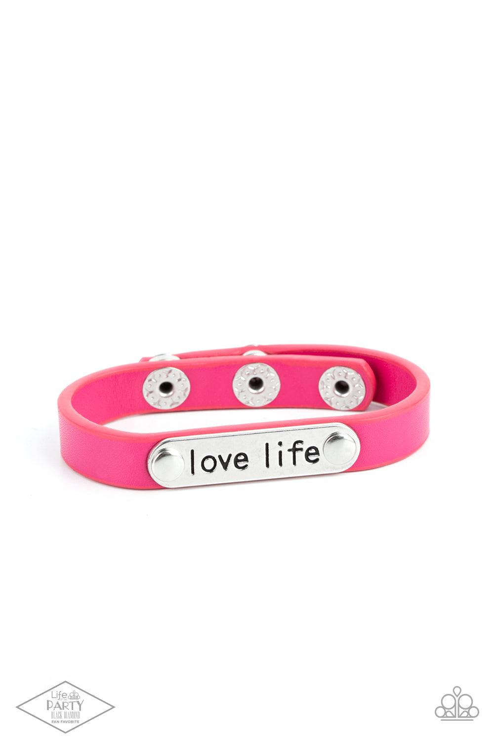 Love Life Pink Bracelet - Jewelry by Bretta