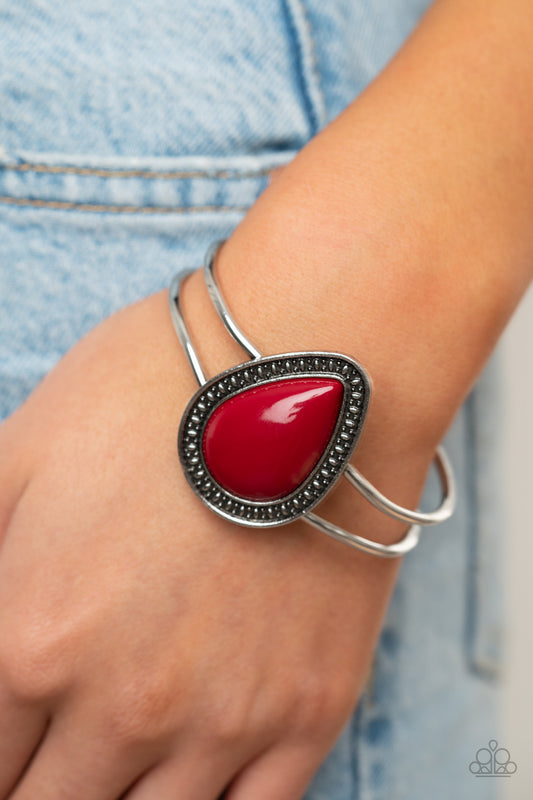Over The Top Pop Red Bracelet - Jewelry by Bretta