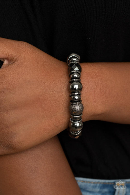 Paparazzi Accessories-Take Your Best Shot - Black Bracelet