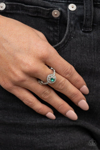 Paparazzi Accessories-I Said Yes - Green Ring