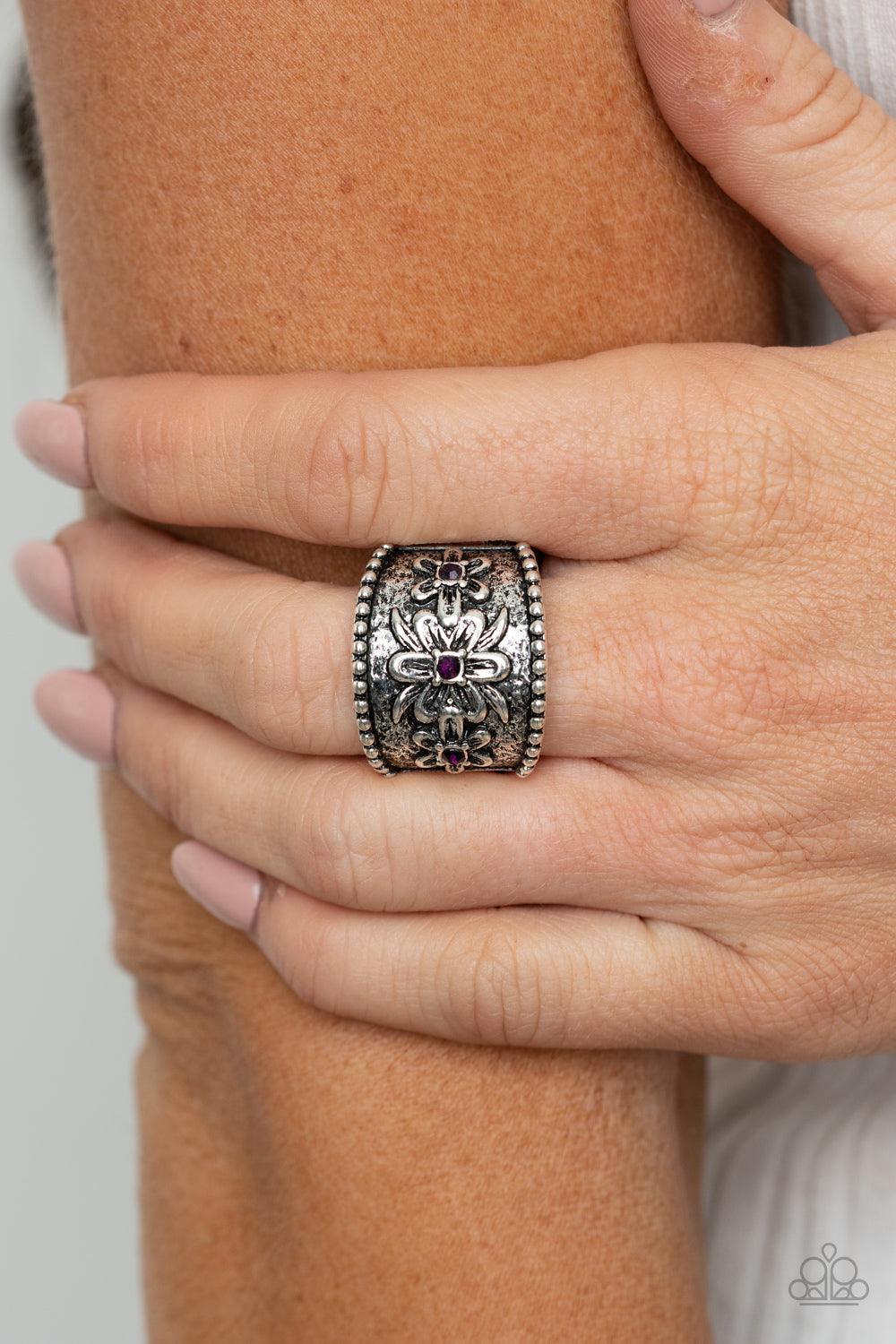 Paparazzi Accessories-Tropical Nights - Purple Ring