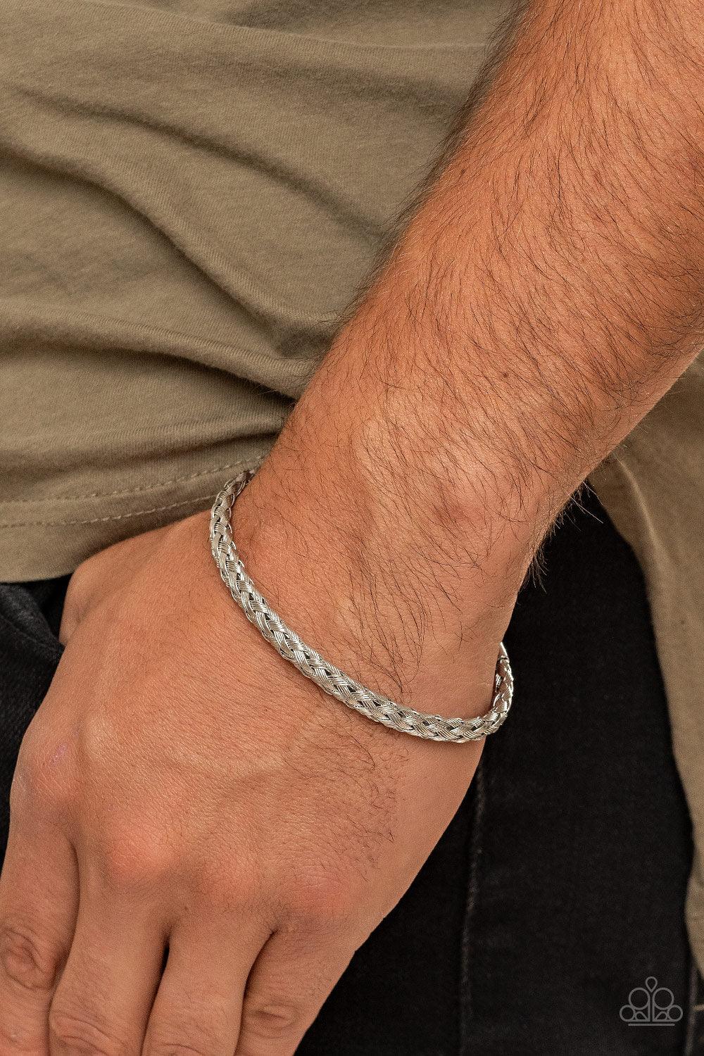 Paparazzi Accessories-Metalhead Medley - Silver Bracelet