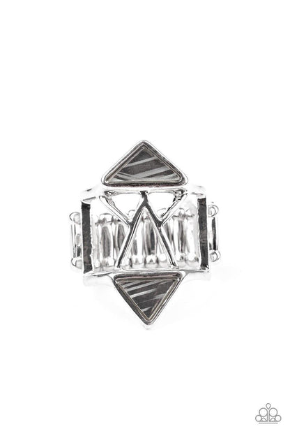 Paparazzi Accessories-Making Me Edgy - Silver Ring