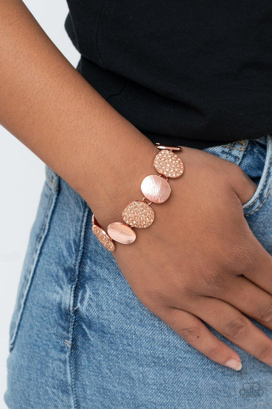 Paparazzi Accessories-Tough LUXE - Copper Bracelet