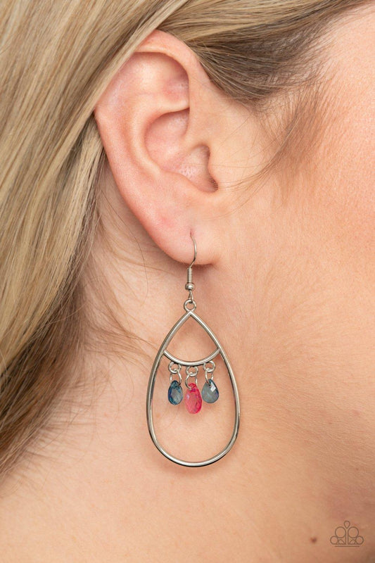 Paparazzi Accessories-Shimmer Advisory - Multi Earrings