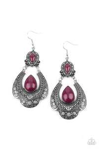 Rise and Roam Purple Earrings - Jewelry by Bretta - Jewelry by Bretta