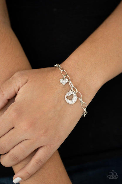 Paparazzi Accessories-Move over Matchmaker! - White Bracelet