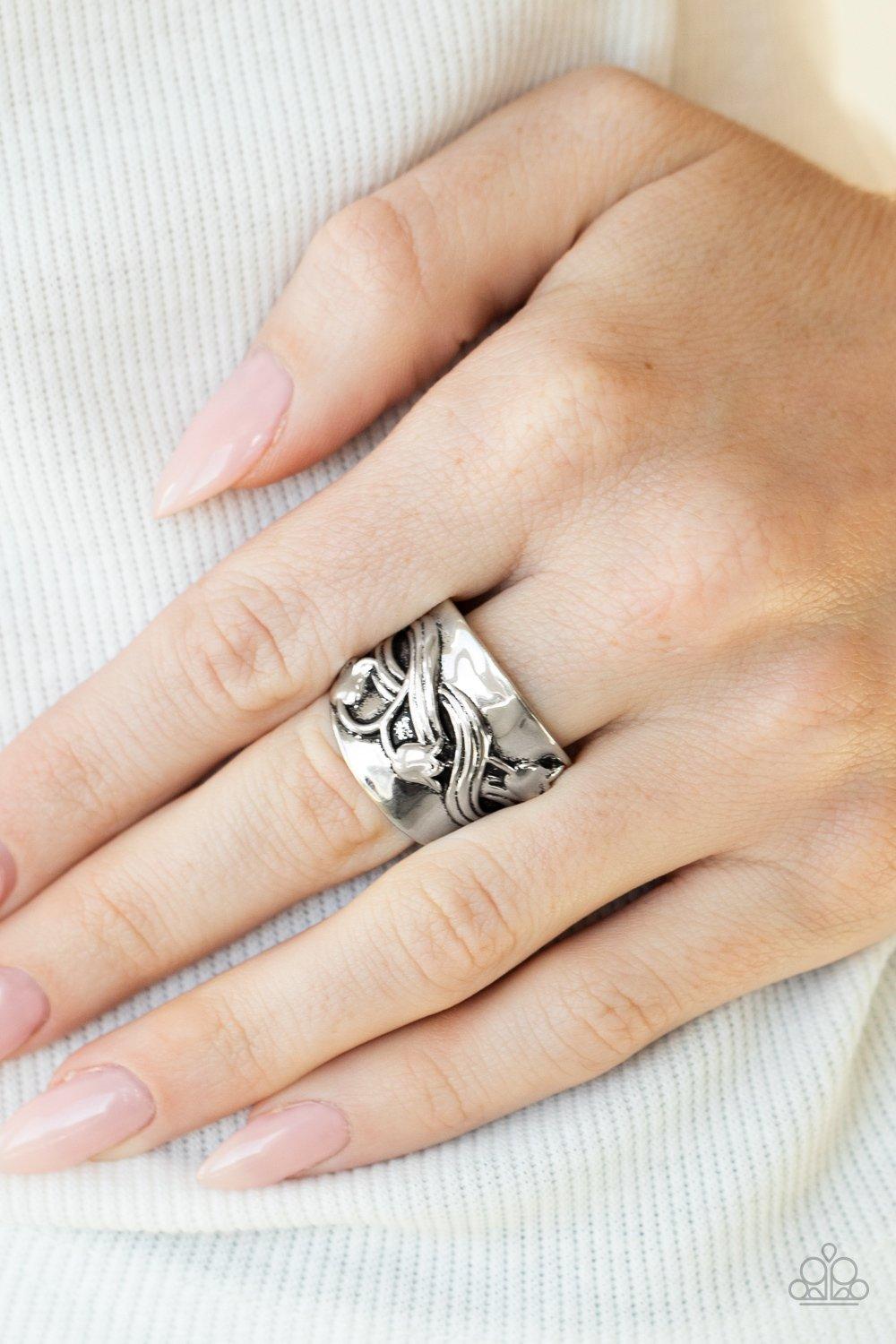 Follow The Tulips Silver Ring - Jewelry By Bretta