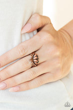 Lotus Crowns Copper Ring - Jewelry by Bretta