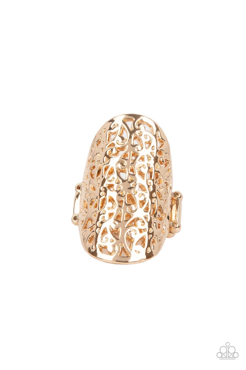 Full Out Frill Gold Ring - Jewelry by Bretta