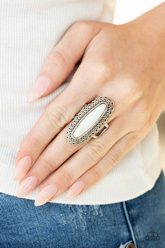 Mystical Mecca White Ring - Jewelry by Bretta