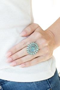 Elegantly Eden Blue Ring - Jewelry by Bretta