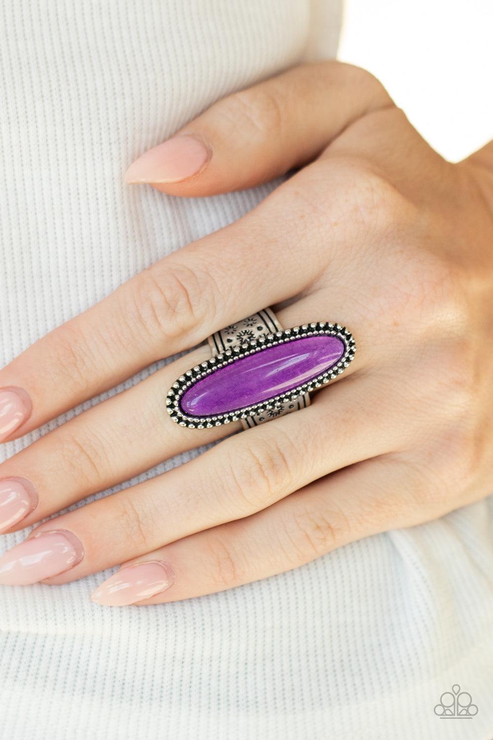 Ultra Luminary Purple Ring - Jewelry by Bretta