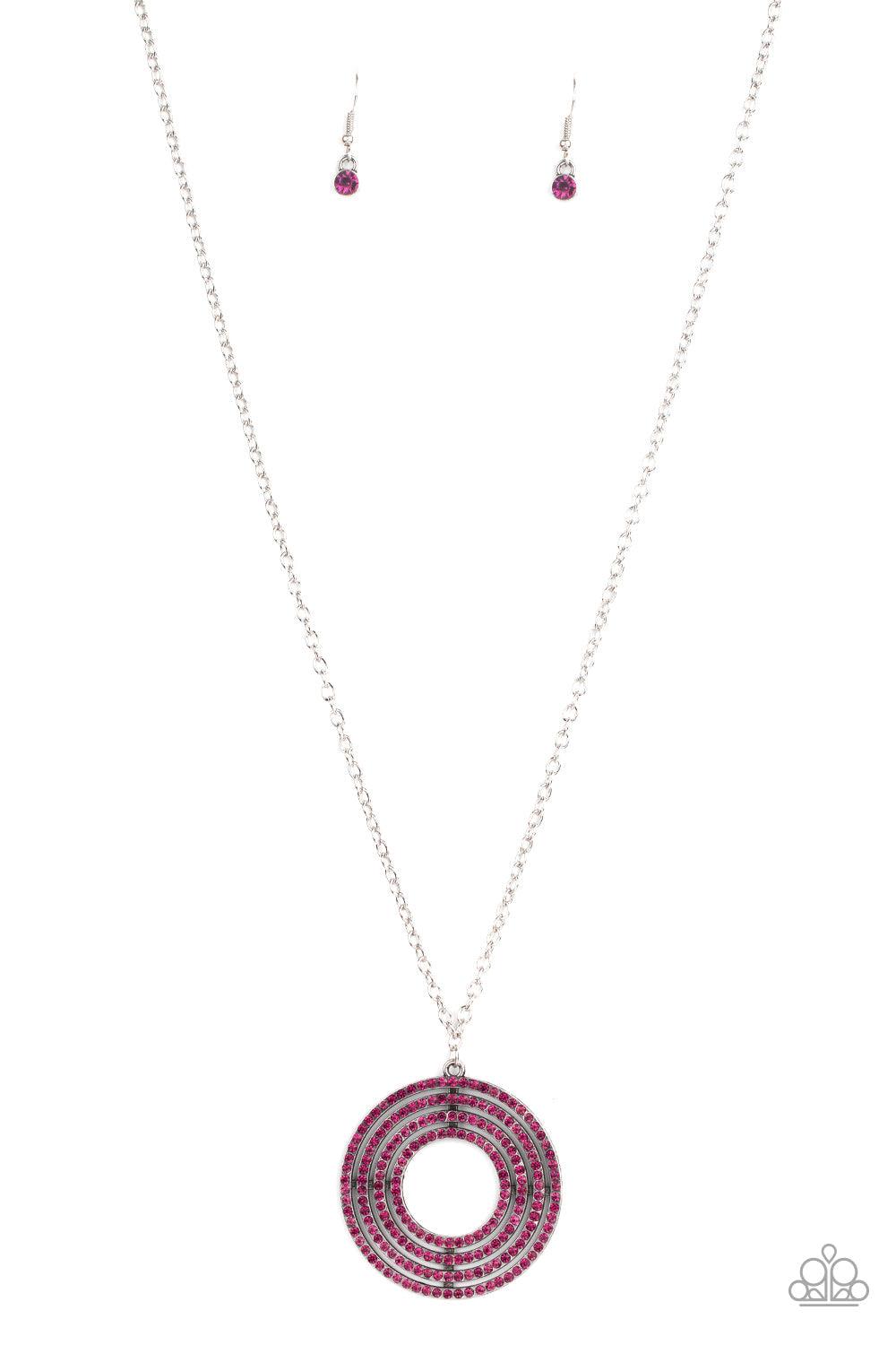 Paparazzi Accessories-High-Value Target - Pink Necklace
