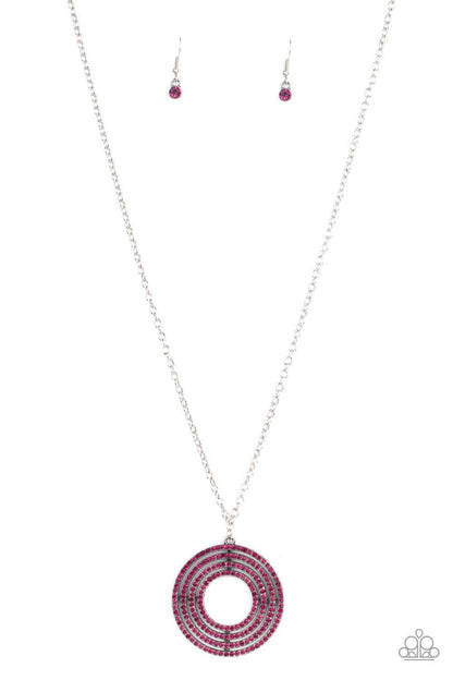 Paparazzi Accessories-High-Value Target - Pink Necklace