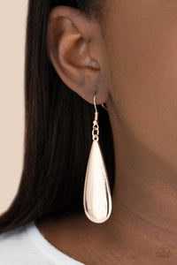  Paparazzi Accessories-The Drop Off - Rose Gold Earrings