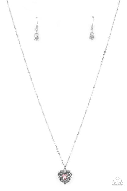 Treasures of the Heart Pink Necklace - Jewelry by Bretta