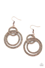 Distractingly Dizzy Copper Earrings - Jewelry by Bretta
