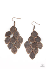 Loud and Leafy - Copper Earrings